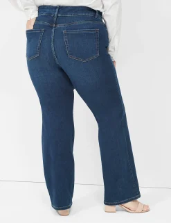 Bootcut^Lane Bryant Tighter Tummy Fit High-Rise Boot Jean Dark Denim