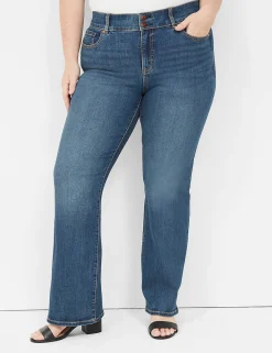 Bootcut^Lane Bryant Tighter Tummy High-Rise Boot Jean Medium Denim