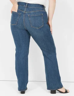 Bootcut^Lane Bryant Tighter Tummy High-Rise Boot Jean Medium Denim