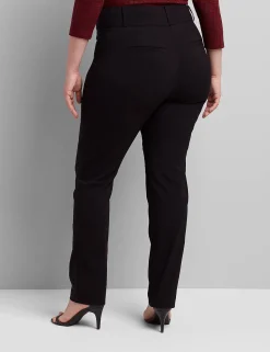 4-Season Collection^Lane Bryant Tighter Tummy High-Rise Straight 4-Season Pant Black