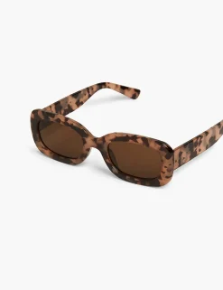 Sunglasses^Lane Bryant Tort Rectangle Trend Sunglasses Natural Tortoise