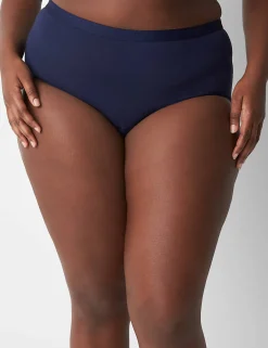 Brief Panties^Lane Bryant Total Confidence Full Brief Panty Maritime Blue