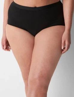 Brief Panties^Lane Bryant Total Confidence Full Brief Panty Black