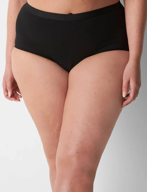 Brief Panties^Lane Bryant Total Confidence Full Brief Panty Black