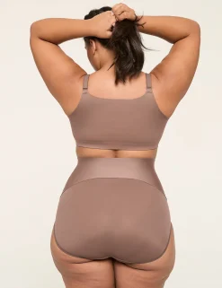 Front-Close Bras^Lane Bryant Totally Smooth Full Coverage Front-Close Bra Deep Taupe