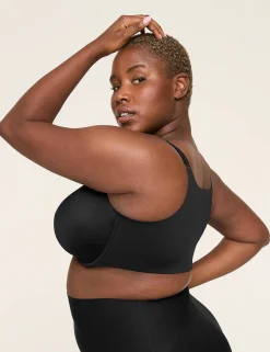 Front-Close Bras^Lane Bryant Totally Smooth Full Coverage Front-Close Bra Black