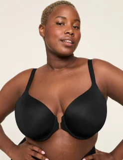 Front-Close Bras^Lane Bryant Totally Smooth Full Coverage Front-Close Bra Black