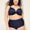 Underwire Bras^Lane Bryant Totally Smooth Lightly Lined Full Coverage Bra Maritime Blue