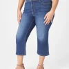 Crops, Capris And Shorts^Lane Bryant Ultra High-Rise Straight Leg Capri Jean Dark Denim