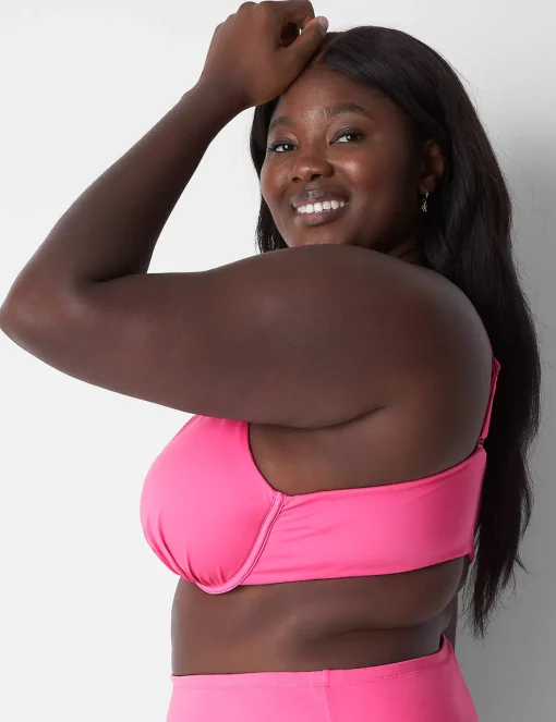Swim Tops^Lane Bryant Underwire Swim Bikini Top Sugar Plum