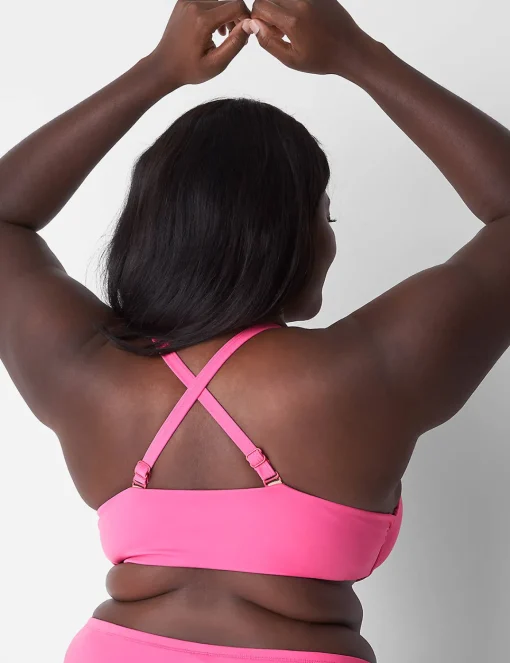 Swim Tops^Lane Bryant Underwire Swim Bikini Top Sugar Plum