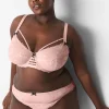 Sexy Bras^Lane Bryant Unlined Curvy Balconette Bra Parisian Pink