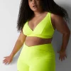 Sexy Bras^Lane Bryant Unlined High Apex Bralette Yellow