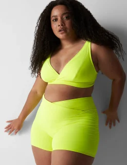 Sexy Bras^Lane Bryant Unlined High Apex Bralette Yellow