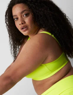 Sexy Bras^Lane Bryant Unlined High Apex Bralette Yellow