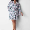 Robes^Lane Bryant Woven Ruffle Kimono Robe Bali Floral