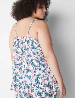 Sleep Separates^Lane Bryant Woven Ruffle Sleep Cami Bali Floral